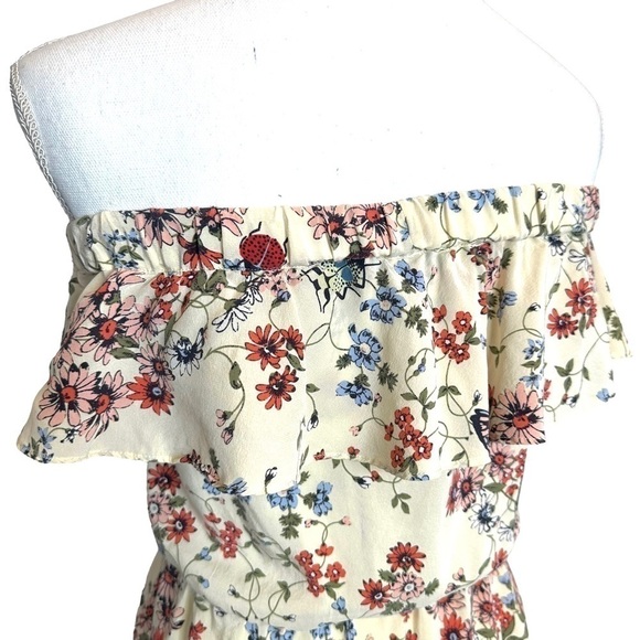 MAJE | Rinora Off The Shoulder Floral Dress - Picture 5 of 9